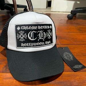 Chrome Hearts Hat Hollywood CH Black
